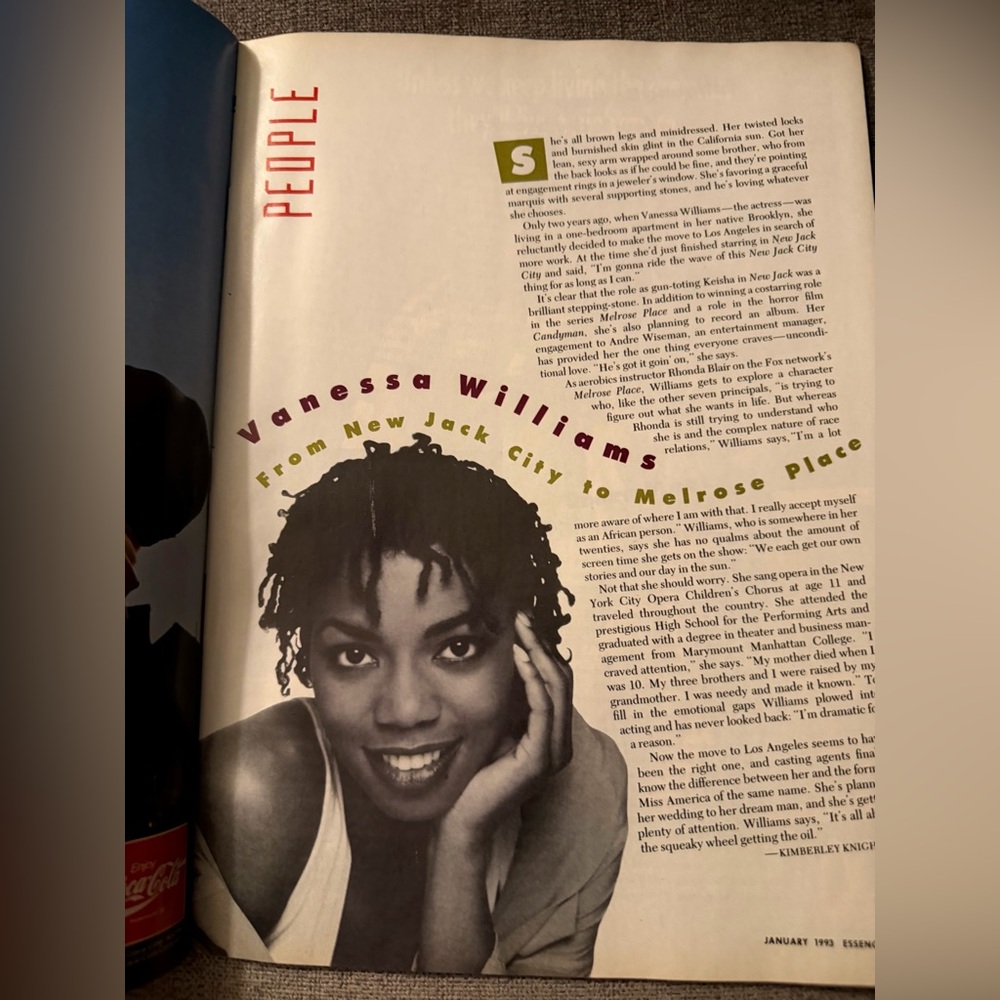 ICONIC ESSENCE MAGAZINE January 1993 Natural Hair & Beauty Health Eartha Kitt - Picture 2 of 11